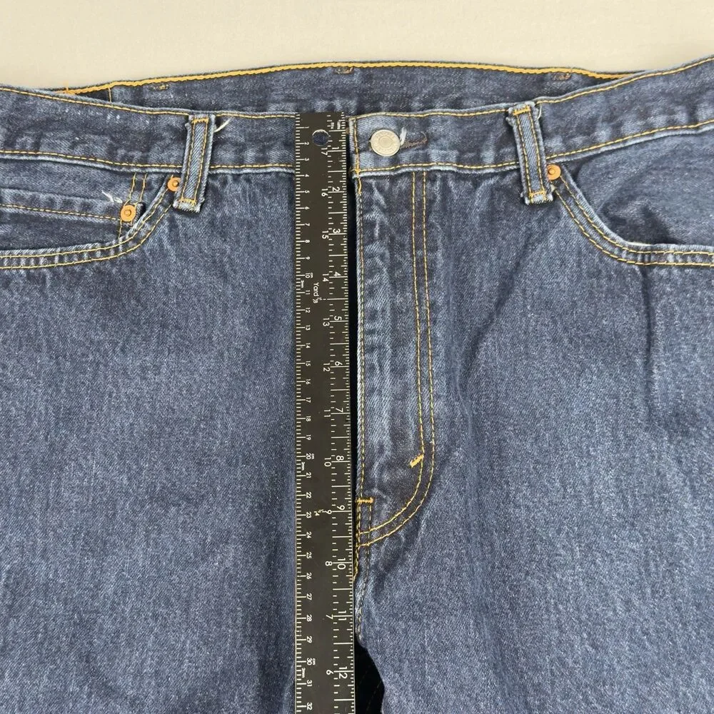 Levi's 505 Jeans Mens 40x30‎ Straight Fit 5-Pocket Cotton Denim Black